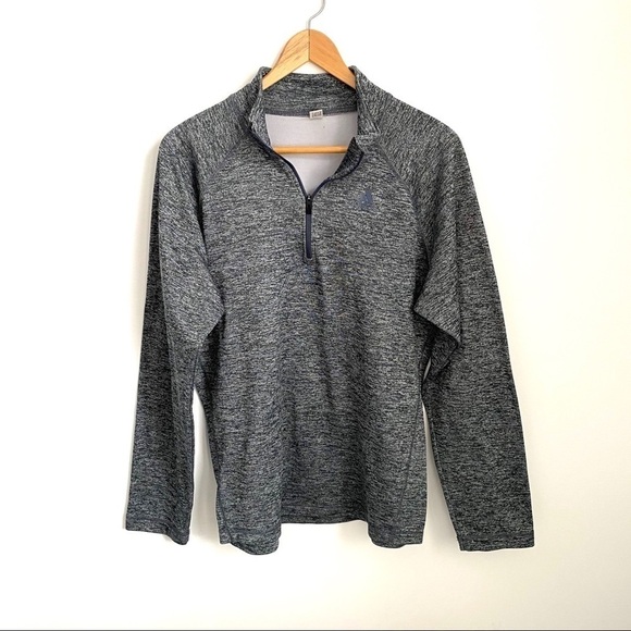 Adidas Grey Men’s 1/4 Zip Sweatshirt - Picture 1 of 8